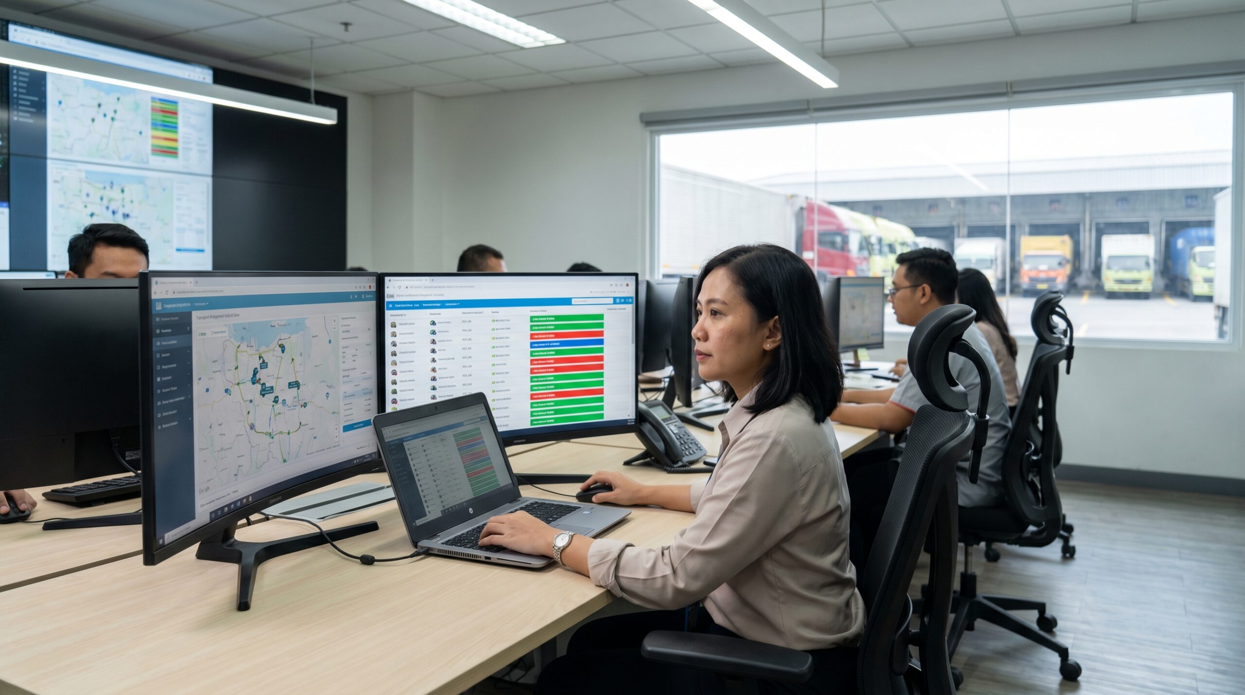 Dispatch management untuk mengatur armada dan pengiriman barang
