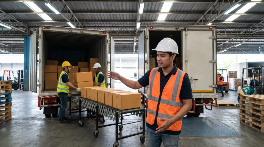 cross-docking logistik