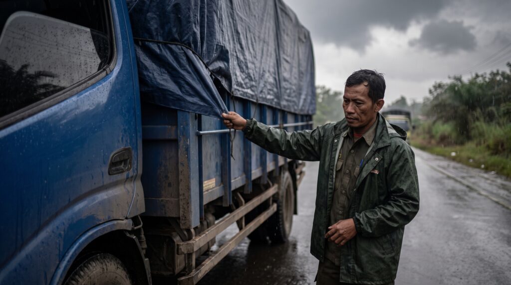 logistik musim hujan